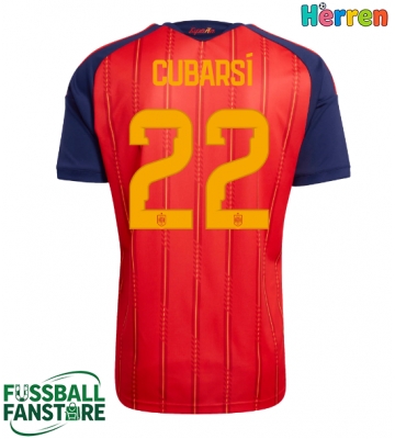 Spanien Pau Cubarsi #22 Replik Heimtrikot WM 2026 Kurzarm